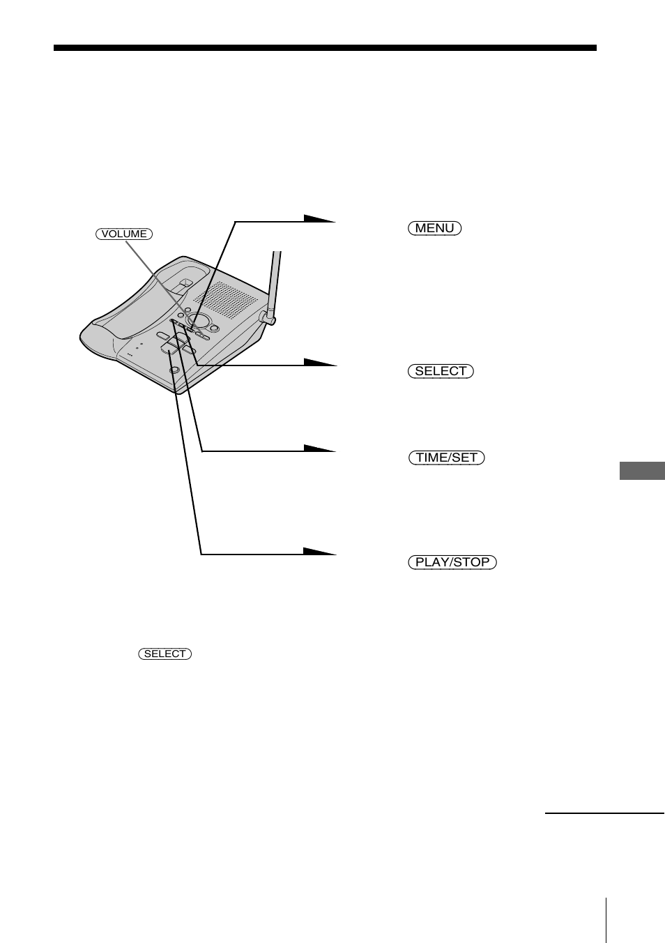 Operating from an outside phone, Setting the remote id code (security code) | Sony SPP-A941 User Manual | Page 35 / 88
