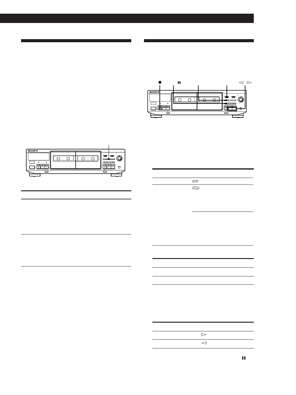 Aumento gradual y desvanecimiento (desvanecedor), Duplicación de cintas, Operaciones avanzadas de grabación 9 | Sony Model TC-WE405 User Manual | Page 37 / 60