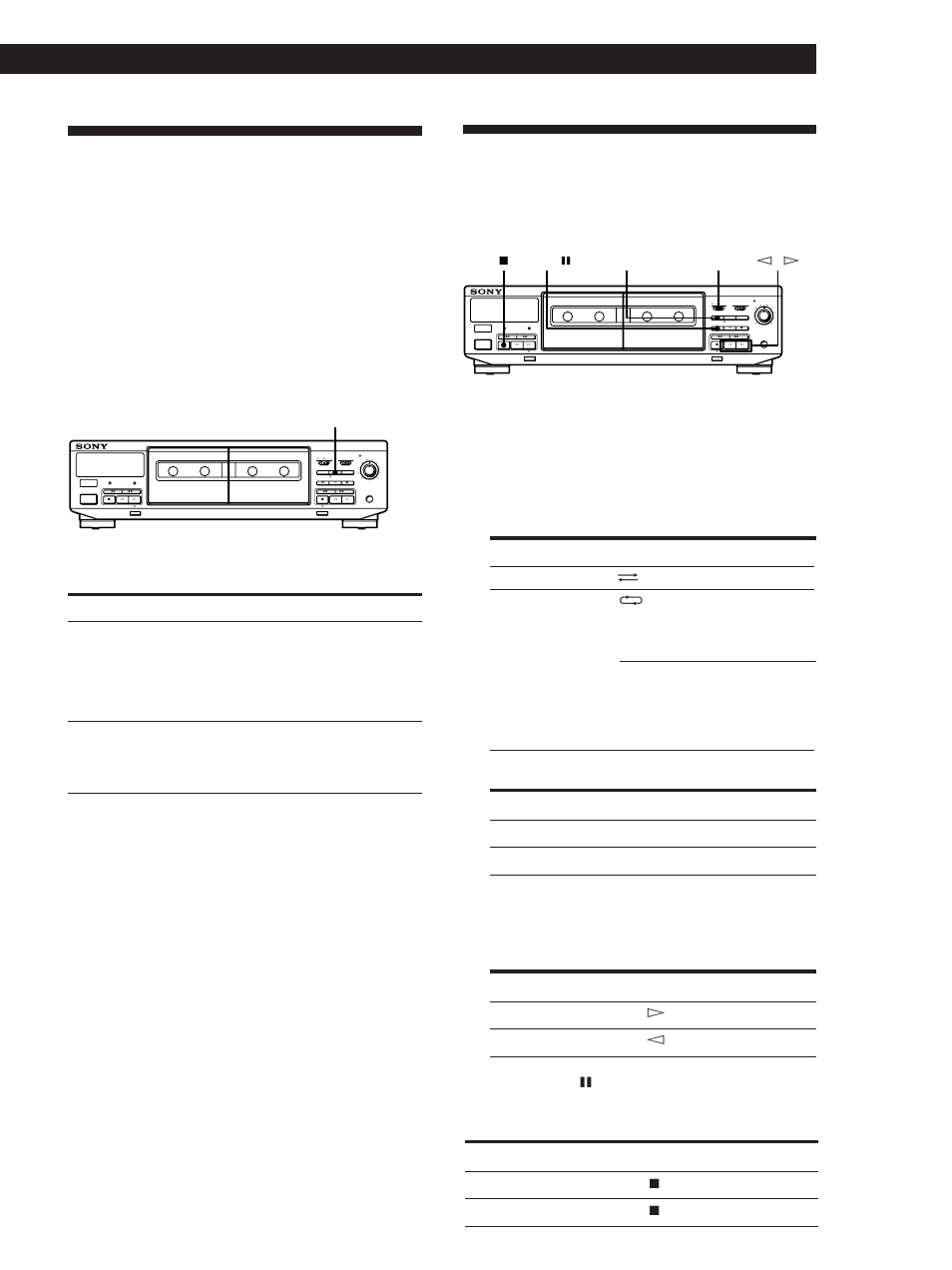 Fading in and out (fader), Dubbing a tape, Advanced recording operations 9 | Sony Model TC-WE405 User Manual | Page 9 / 60