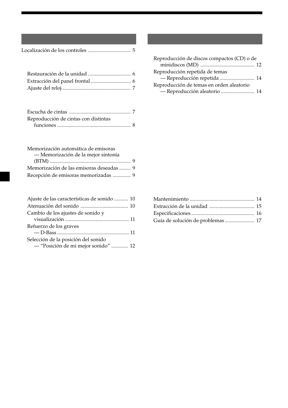 4indice | Sony XR-CA420X User Manual | Page 22 / 56