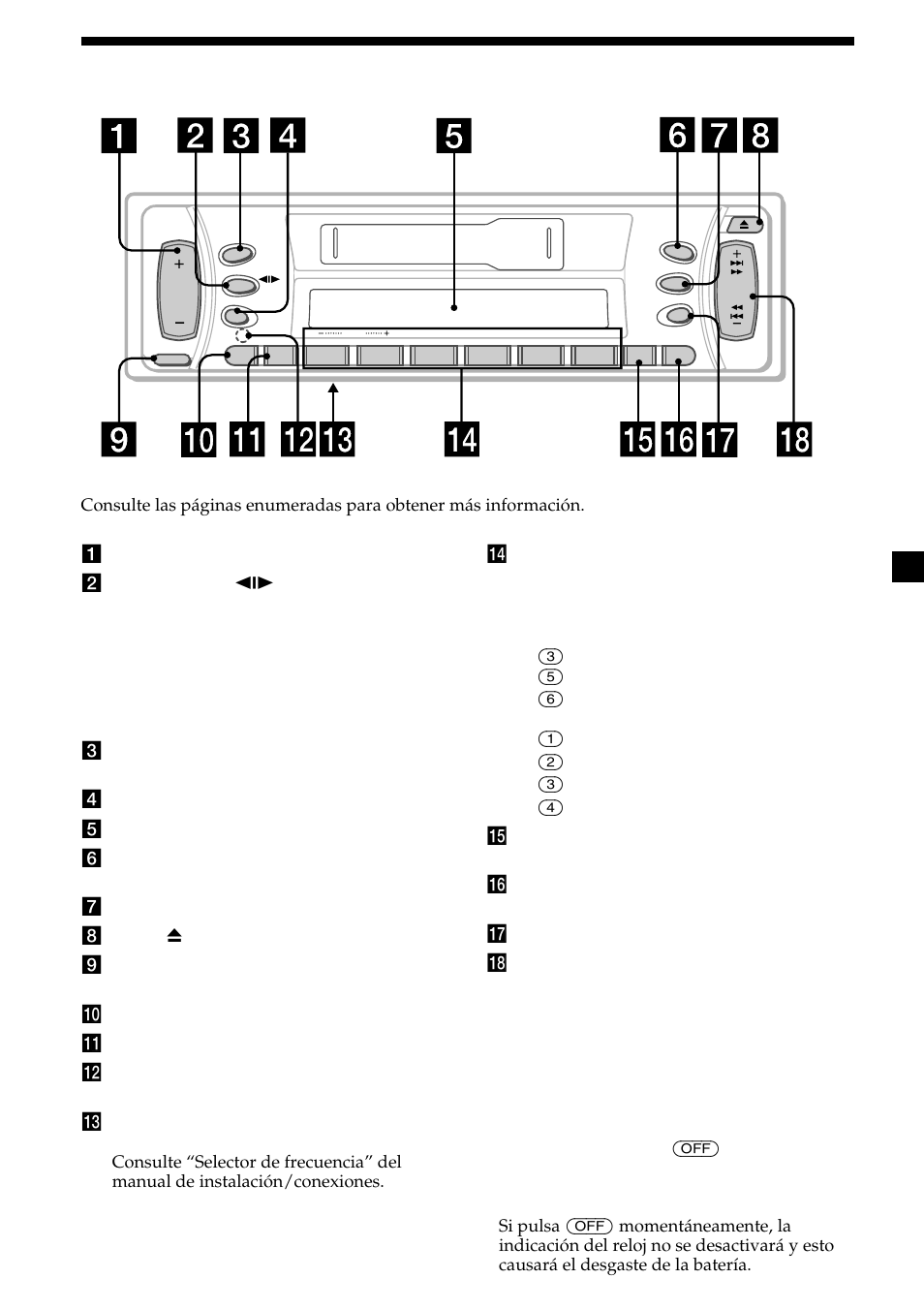 5localización de los controles | Sony XR-CA420X User Manual | Page 23 / 56
