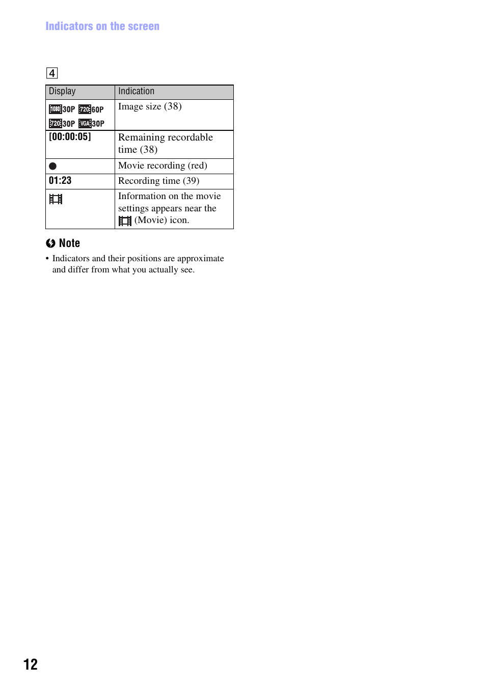 Sony bloggie MHS-CM5 User Manual | Page 12 / 69