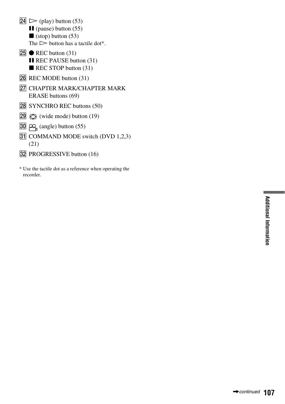 Sony RDR-HX710/HX910 User Manual | Page 107 / 116