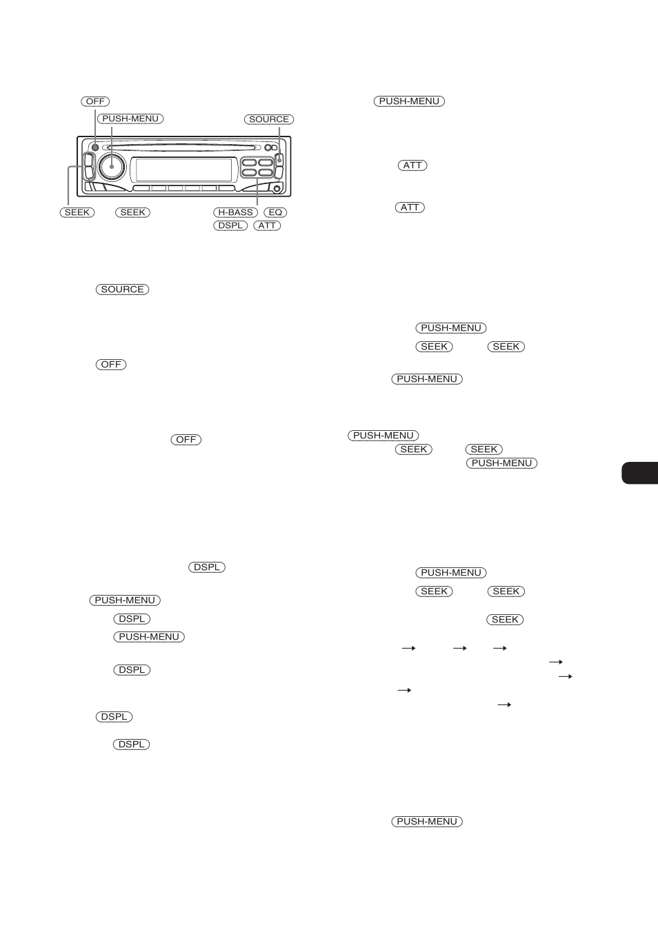 Funcionamiento basico, audio y ajuste del reloj, Conexión de la unidad, Ajuste del reloj | Ajuste del sonido | Sony CDC-X104 User Manual | Page 33 / 44