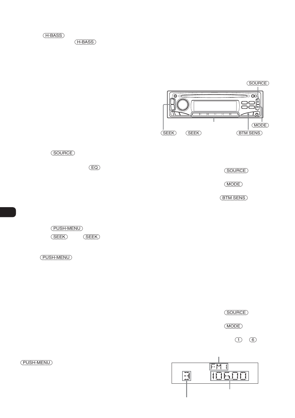 Funcionamiento de la radio, Memorización automática de emisoras, Recepción de emisoras memorizadas | Sony CDC-X104 User Manual | Page 34 / 44