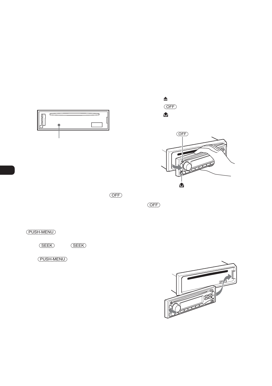 Getting started, Resetting the unit, Demo (demonstration) mode | Theft protection | Sony CDC-X104 User Manual | Page 4 / 44