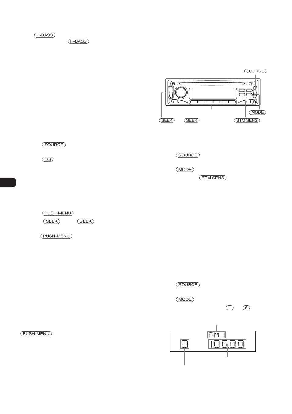 Radio operation, Storing stations automatically, Receiving the stored stations | Sony CDC-X104 User Manual | Page 6 / 44