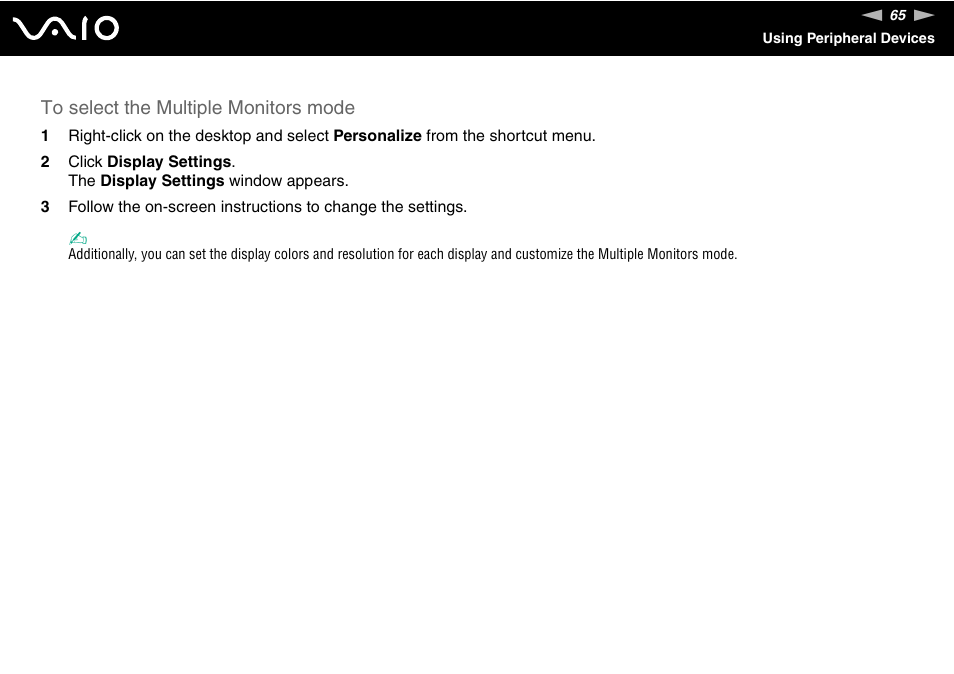 Sony VGN-N300 User Manual | Page 65 / 154