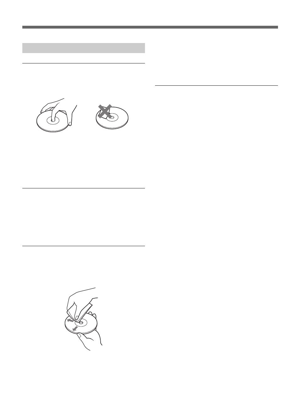 Handling cds, Precautions | Sony CDP-D12 User Manual | Page 10 / 39