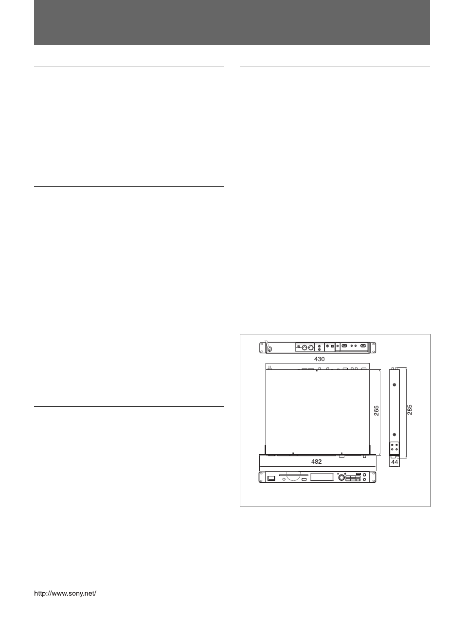 Specifications | Sony CDP-D12 User Manual | Page 39 / 39