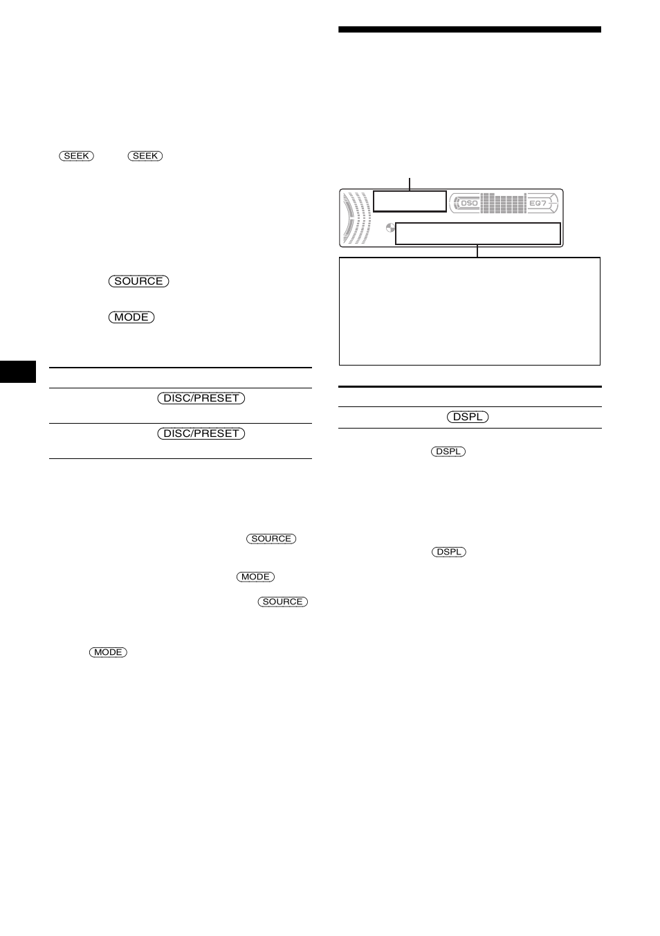 Display items, With optional unit) | Sony CDX-FW570 User Manual | Page 12 / 64