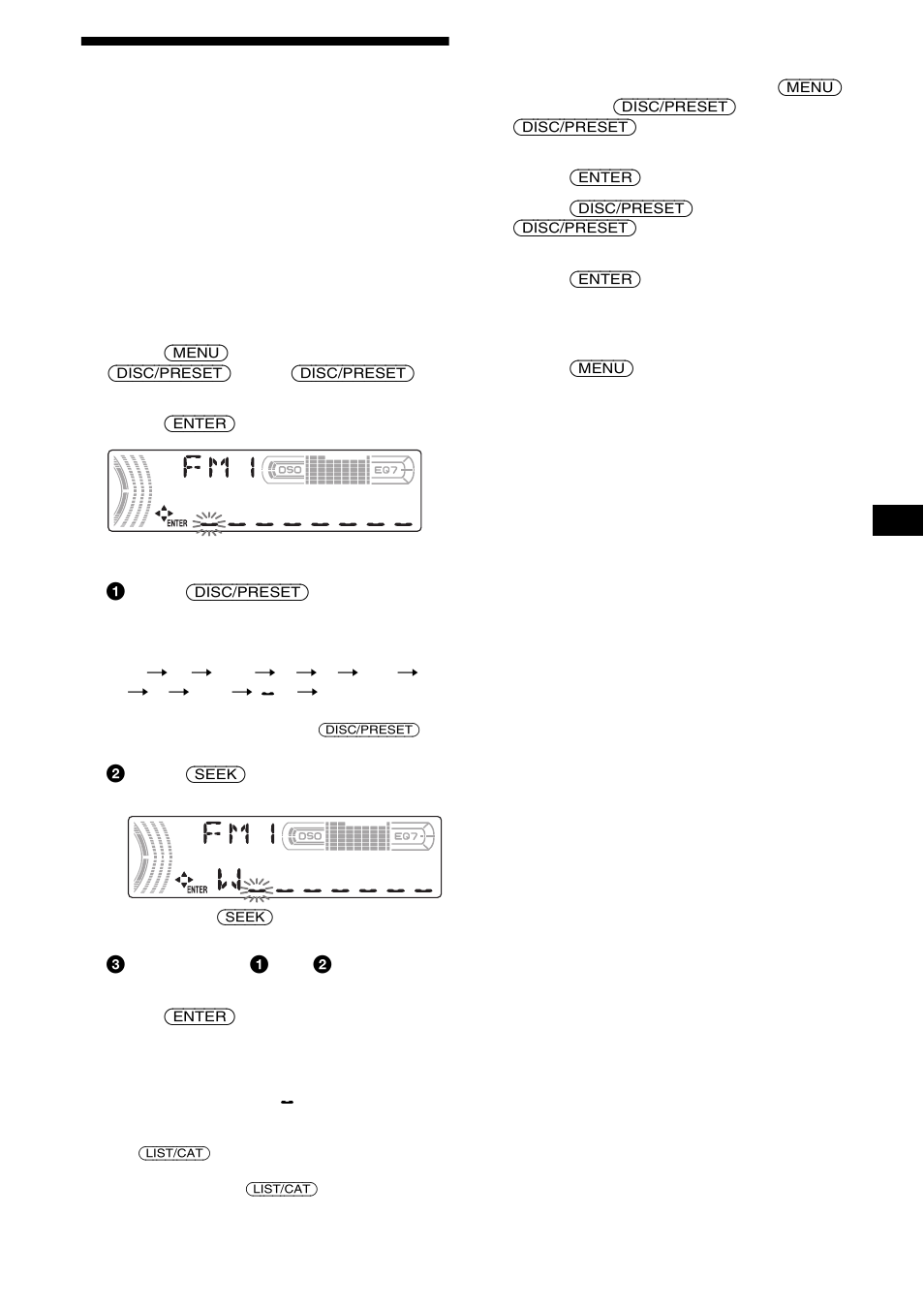 Storing station names, Station memo, 17 storing station names | Sony CDX-FW570 User Manual | Page 17 / 64