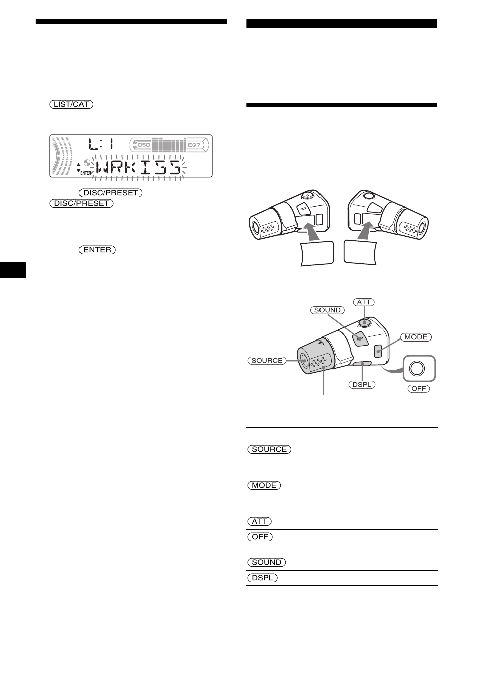 Tuning in a station through alist, List-up, Other functions | Using the rotary commander, Tuning in a station through a list, 18 tuning in a station through a list | Sony CDX-FW570 User Manual | Page 18 / 64