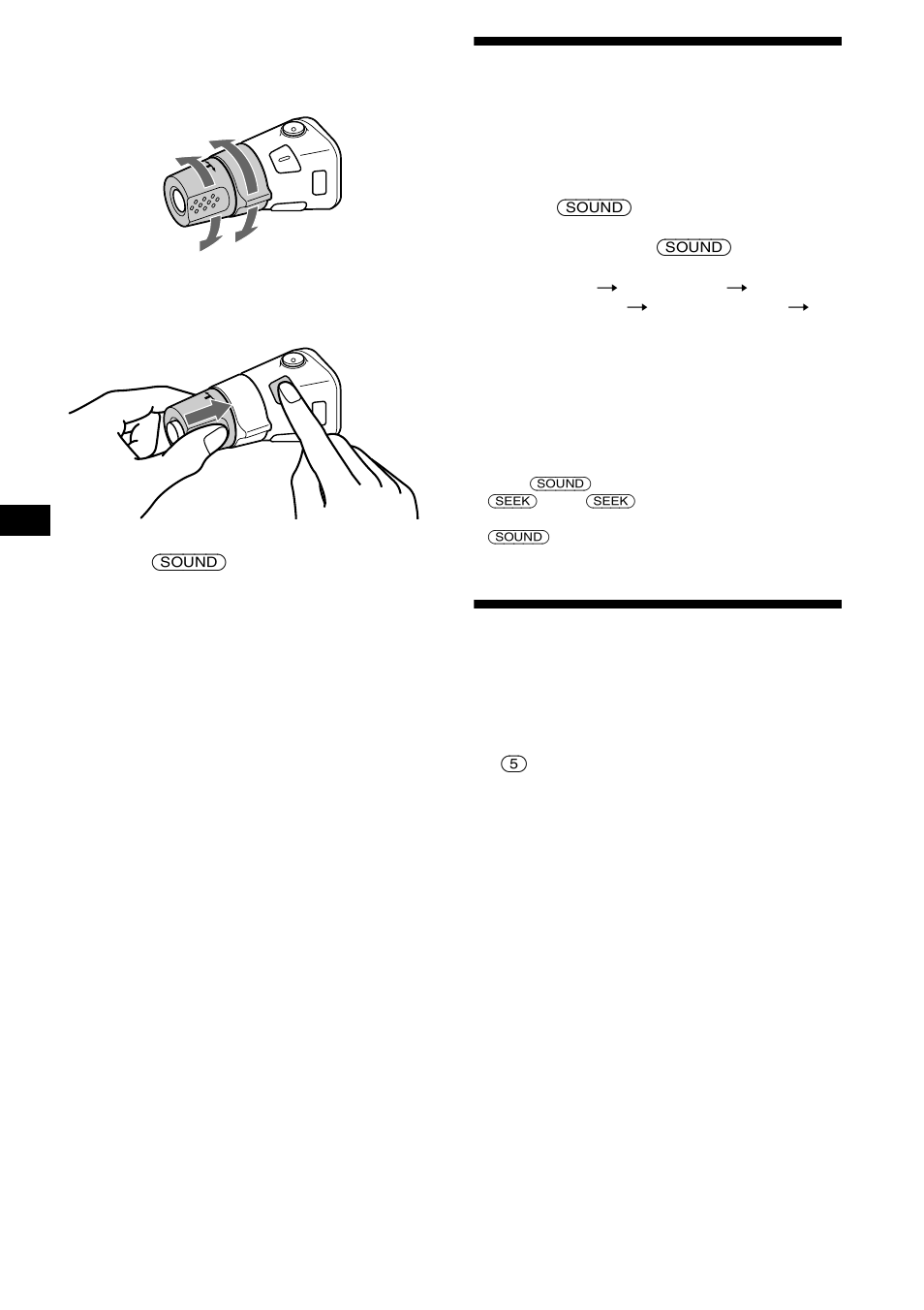 Adjusting the sound characteristics, Changing the bbe mp setting | Sony CDX-FW570 User Manual | Page 20 / 64