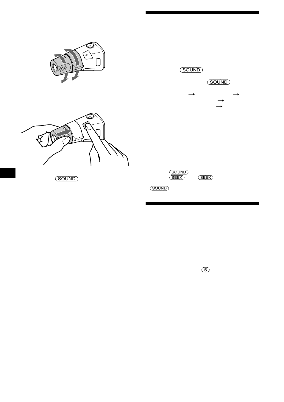 Ajuste de las características del sonido, Cambio del ajuste de bbemp, Cambio del ajuste de bbe mp | Sony CDX-FW570 User Manual | Page 52 / 64