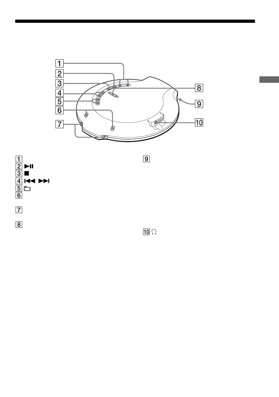 Locating the controls | Sony D-NE10 User Manual | Page 11 / 40