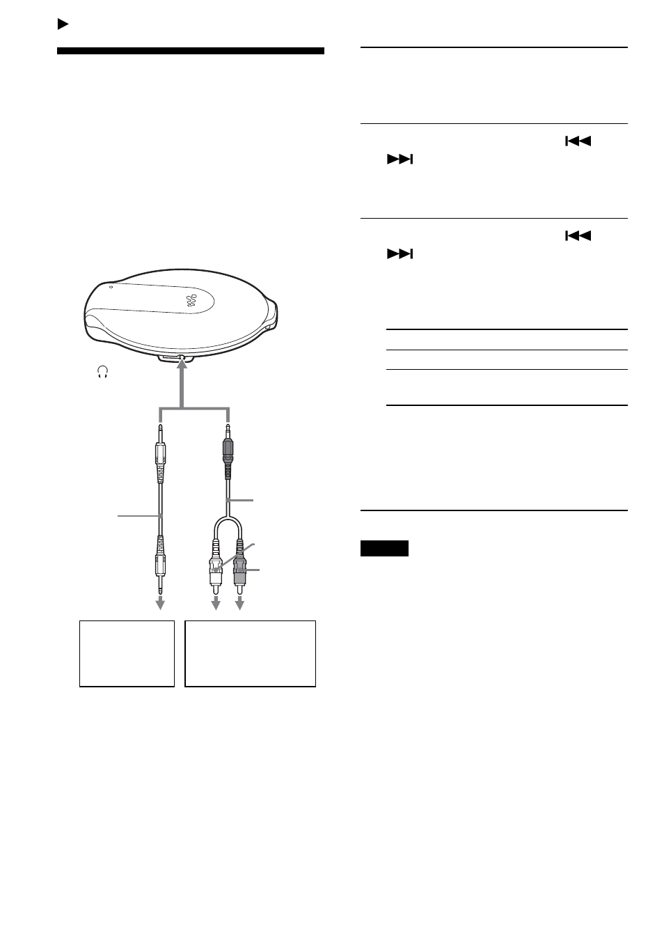 Connecting your cd player, Connecting a stereo system | Sony D-NE10 User Manual | Page 26 / 40