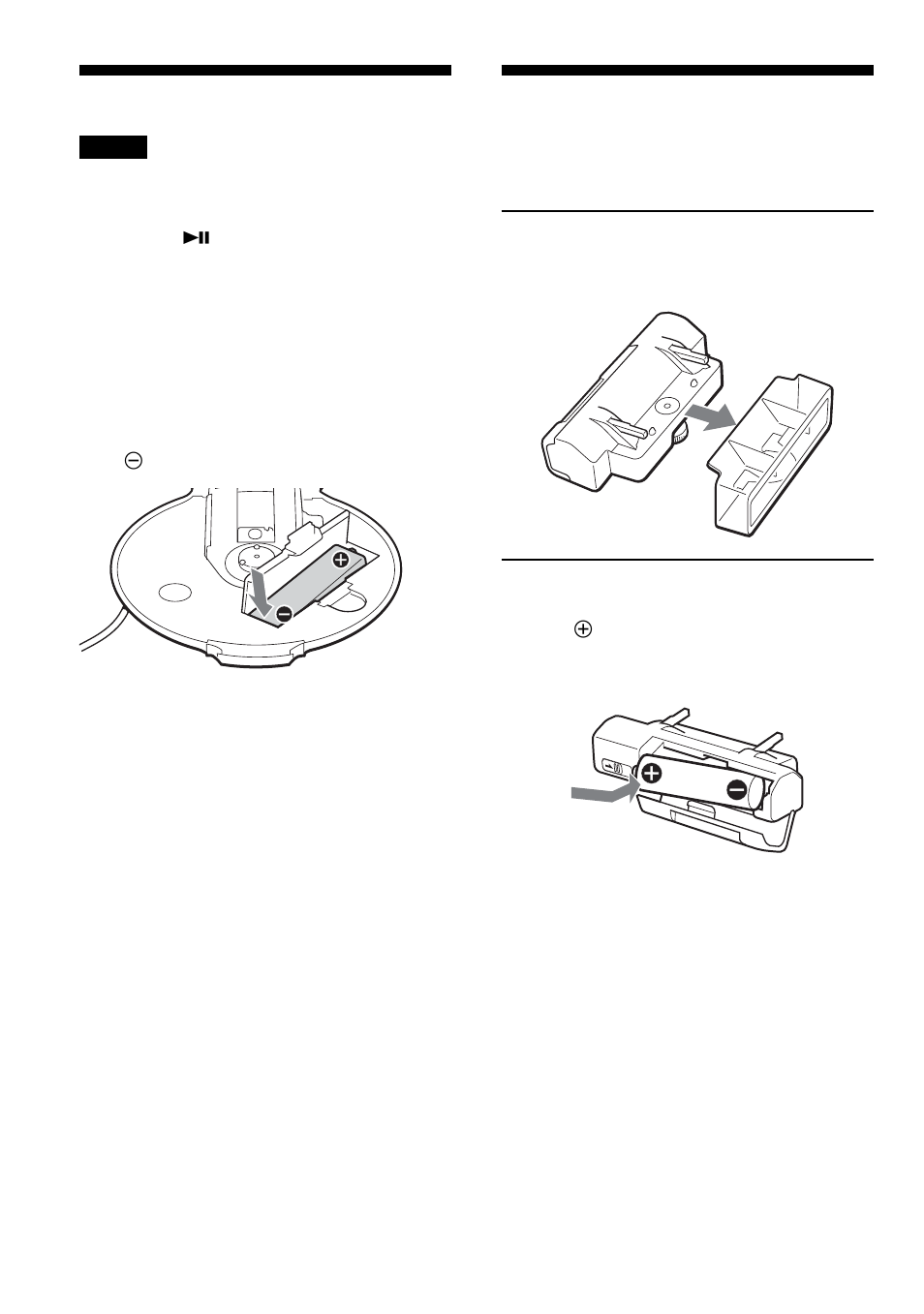 Using the dry battery | Sony D-NE10 User Manual | Page 30 / 40