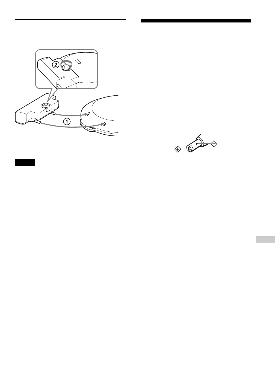 Notes on the power source | Sony D-NE10 User Manual | Page 31 / 40