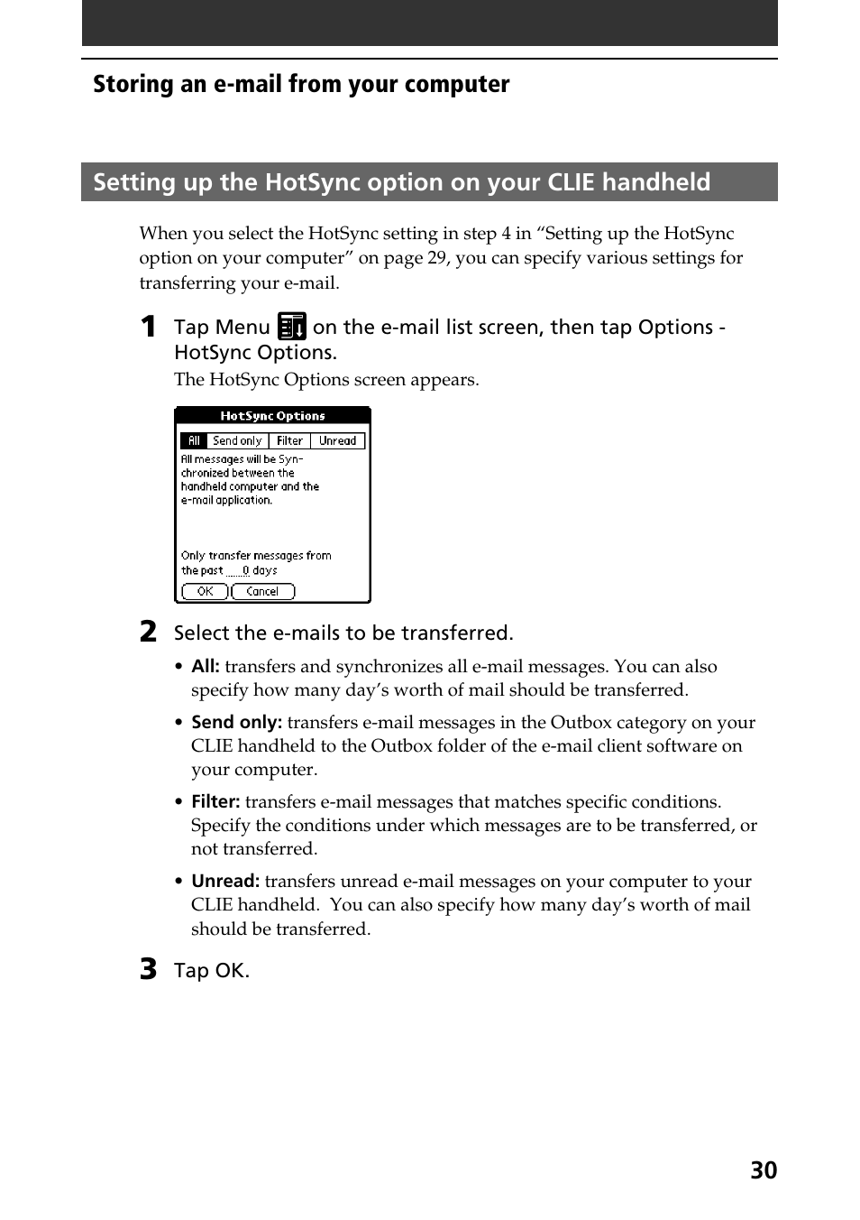 Sony CLIE A-AVZ-100-11 User Manual | Page 30 / 42
