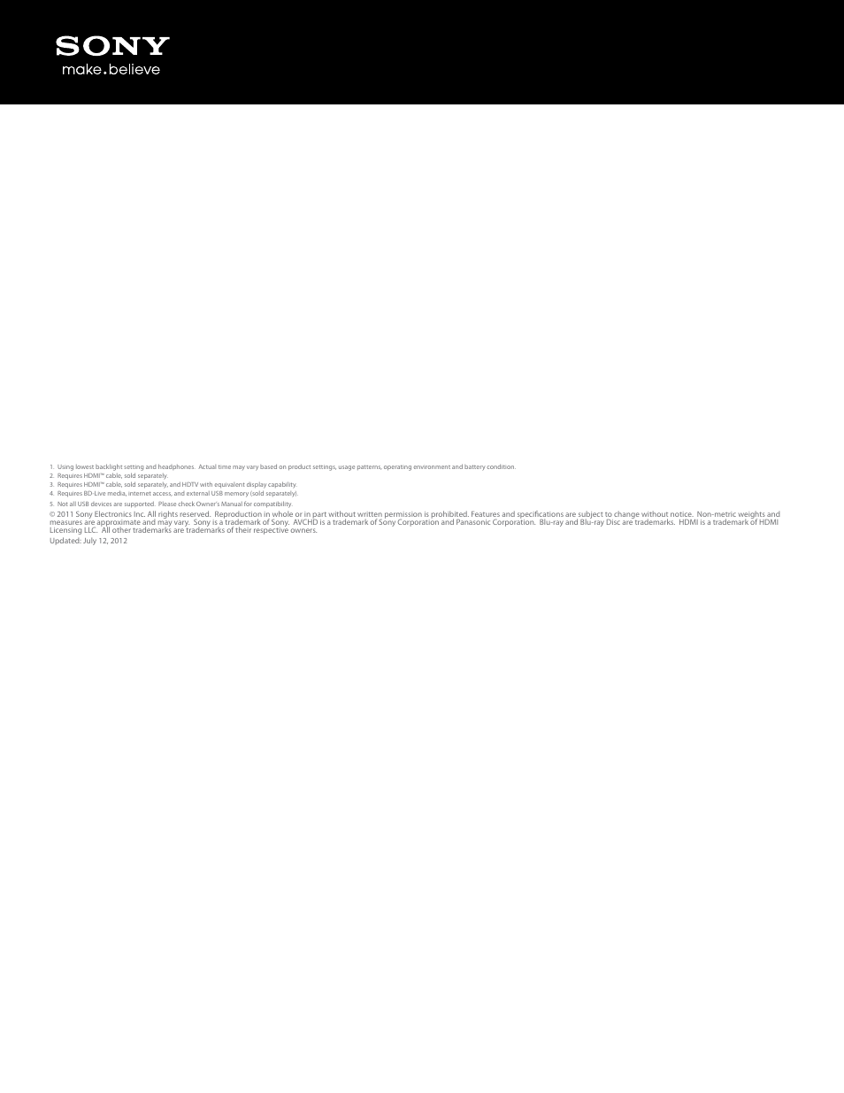Sony BDP-SX1000 User Manual | Page 3 / 3