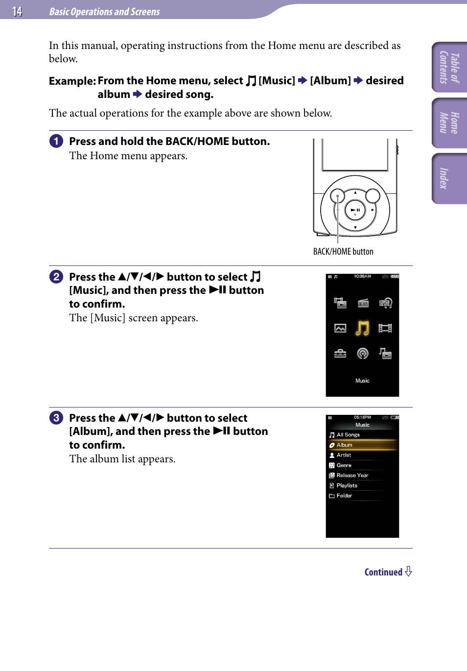 Sony A846 User Manual | Page 14 / 169