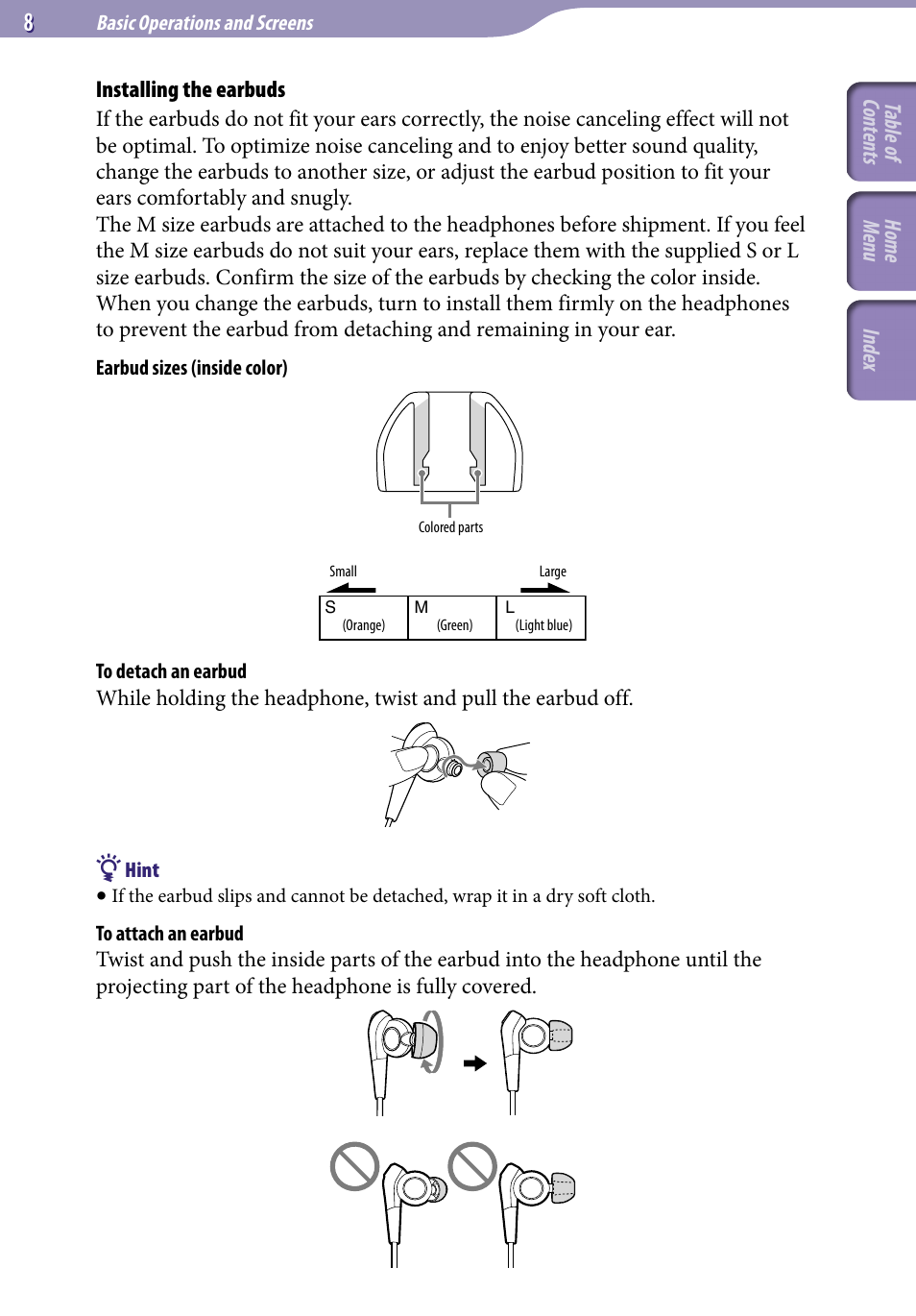 Sony A846 User Manual | Page 8 / 169