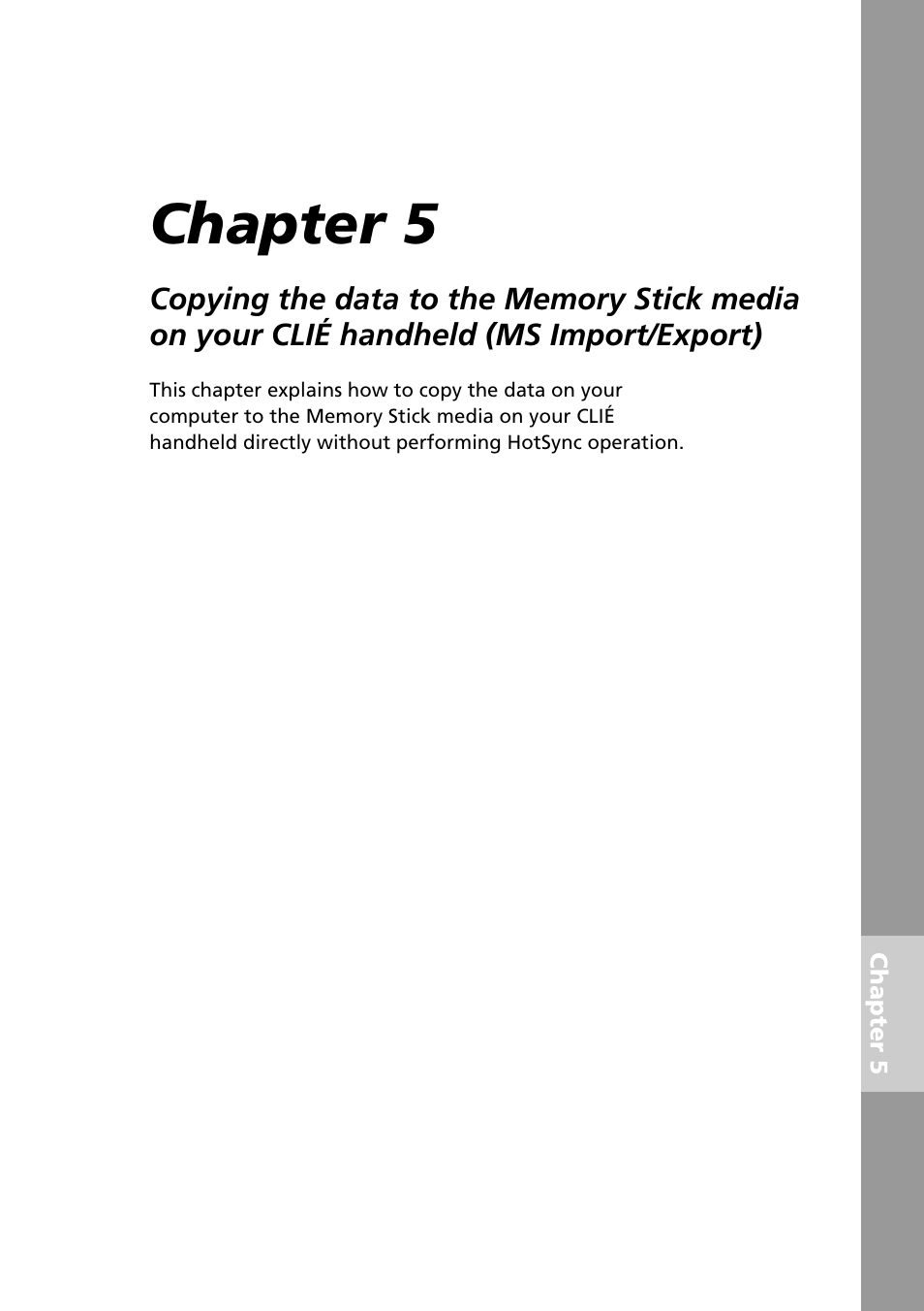 Chapter 5 | Sony PEG-N760C User Manual | Page 103 / 119