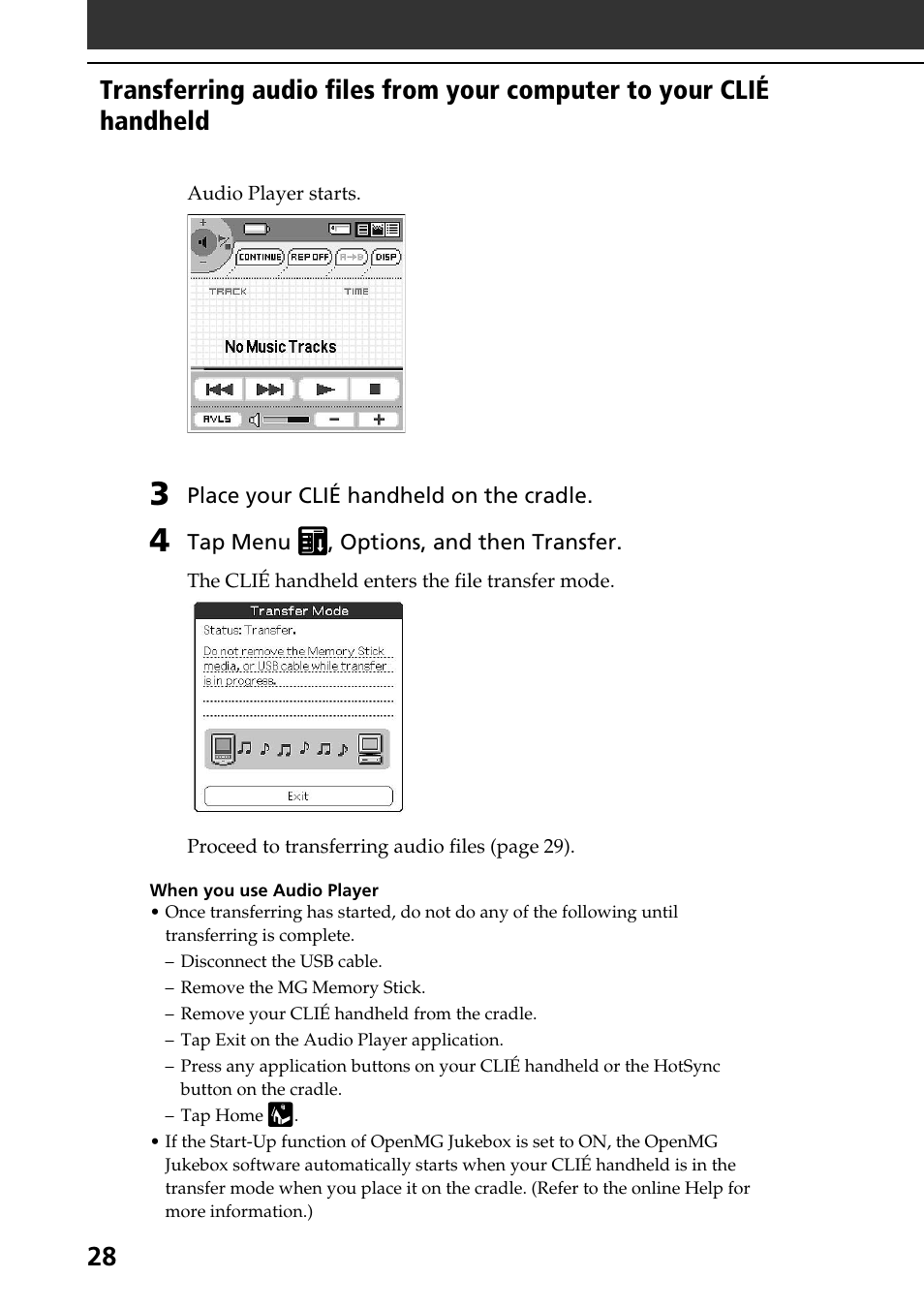 Sony PEG-N760C User Manual | Page 28 / 119