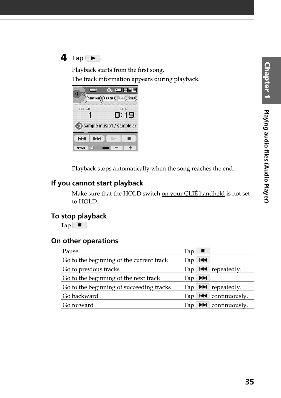 Sony PEG-N760C User Manual | Page 35 / 119