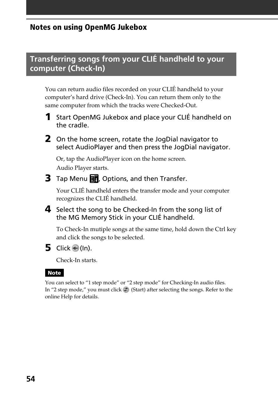 Sony PEG-N760C User Manual | Page 54 / 119