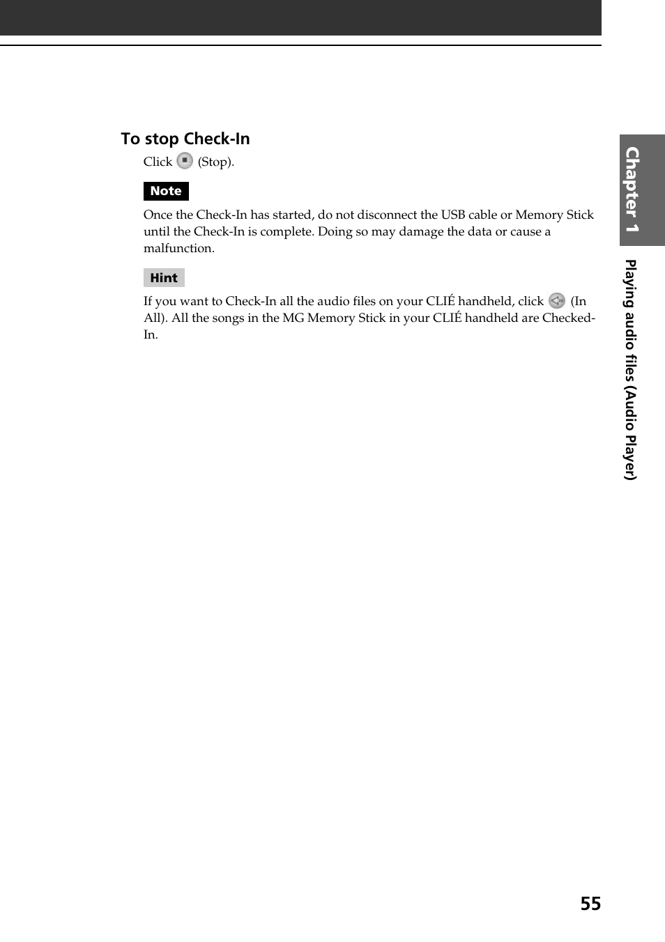 Chapter 1 | Sony PEG-N760C User Manual | Page 55 / 119