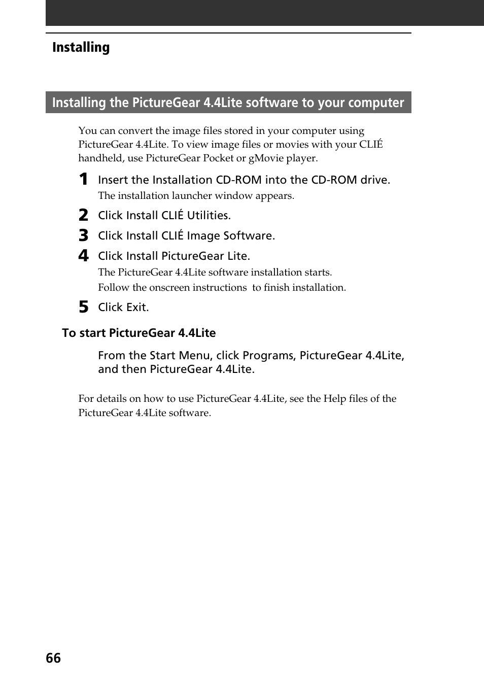 Sony PEG-N760C User Manual | Page 66 / 119