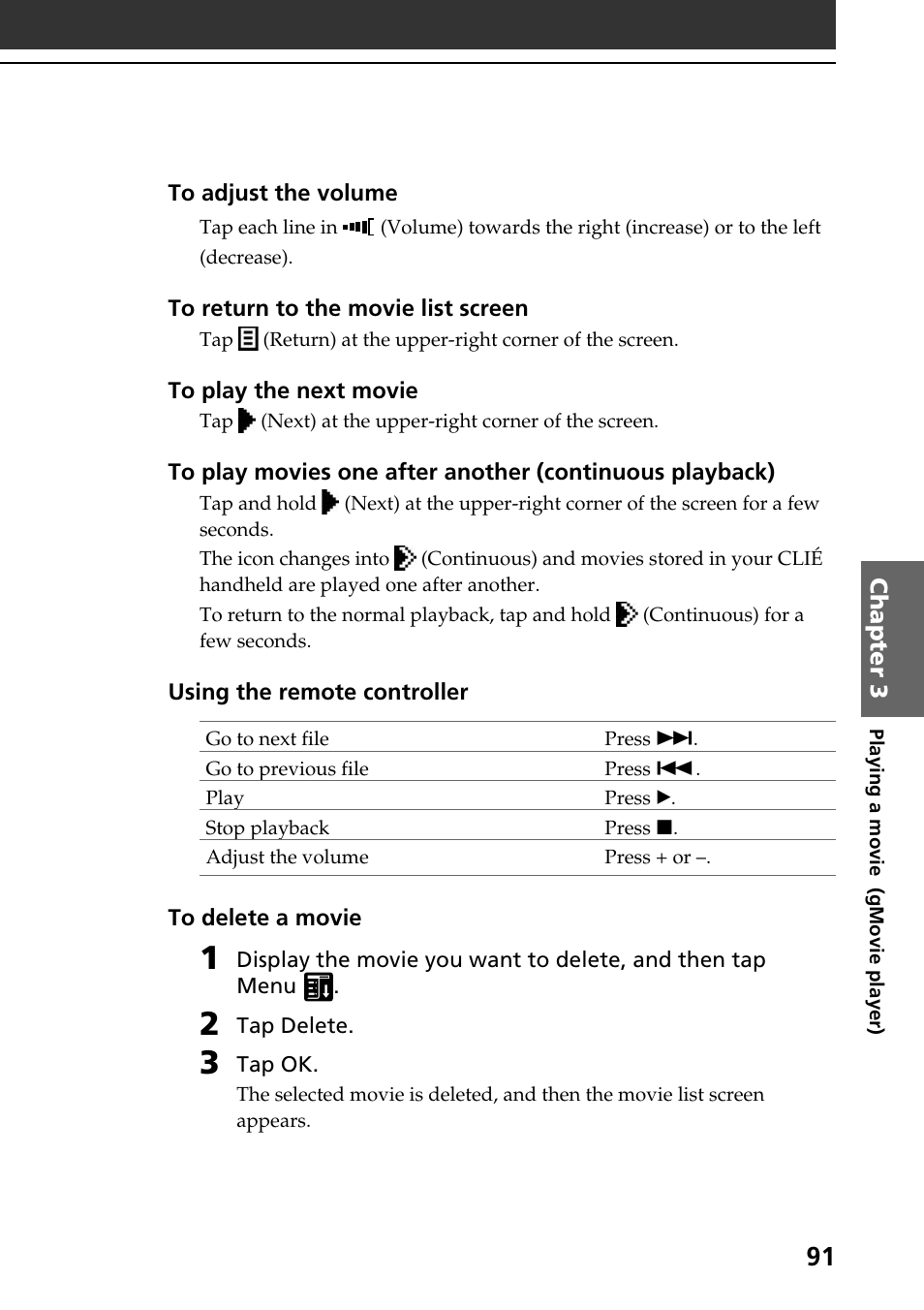 Sony PEG-N760C User Manual | Page 91 / 119
