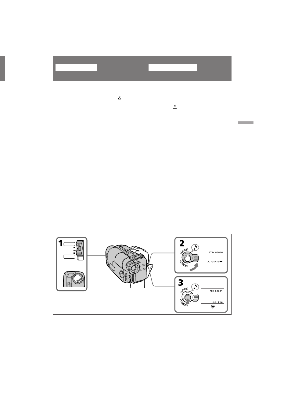 Camera recording, Videofilmación | Sony CCD-TRV11 User Manual | Page 11 / 72