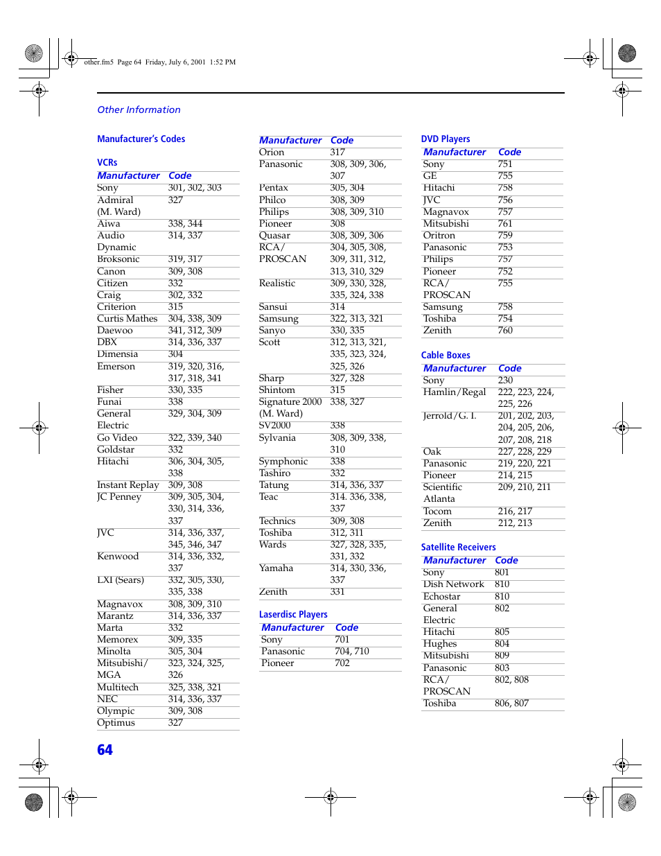 Sony VMC-IL4415 User Manual | Page 70 / 80