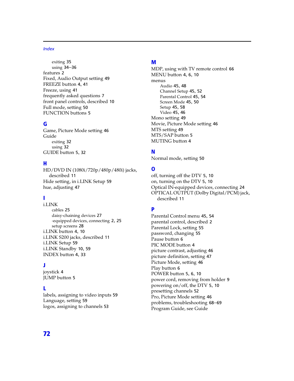 Sony VMC-IL4415 User Manual | Page 78 / 80