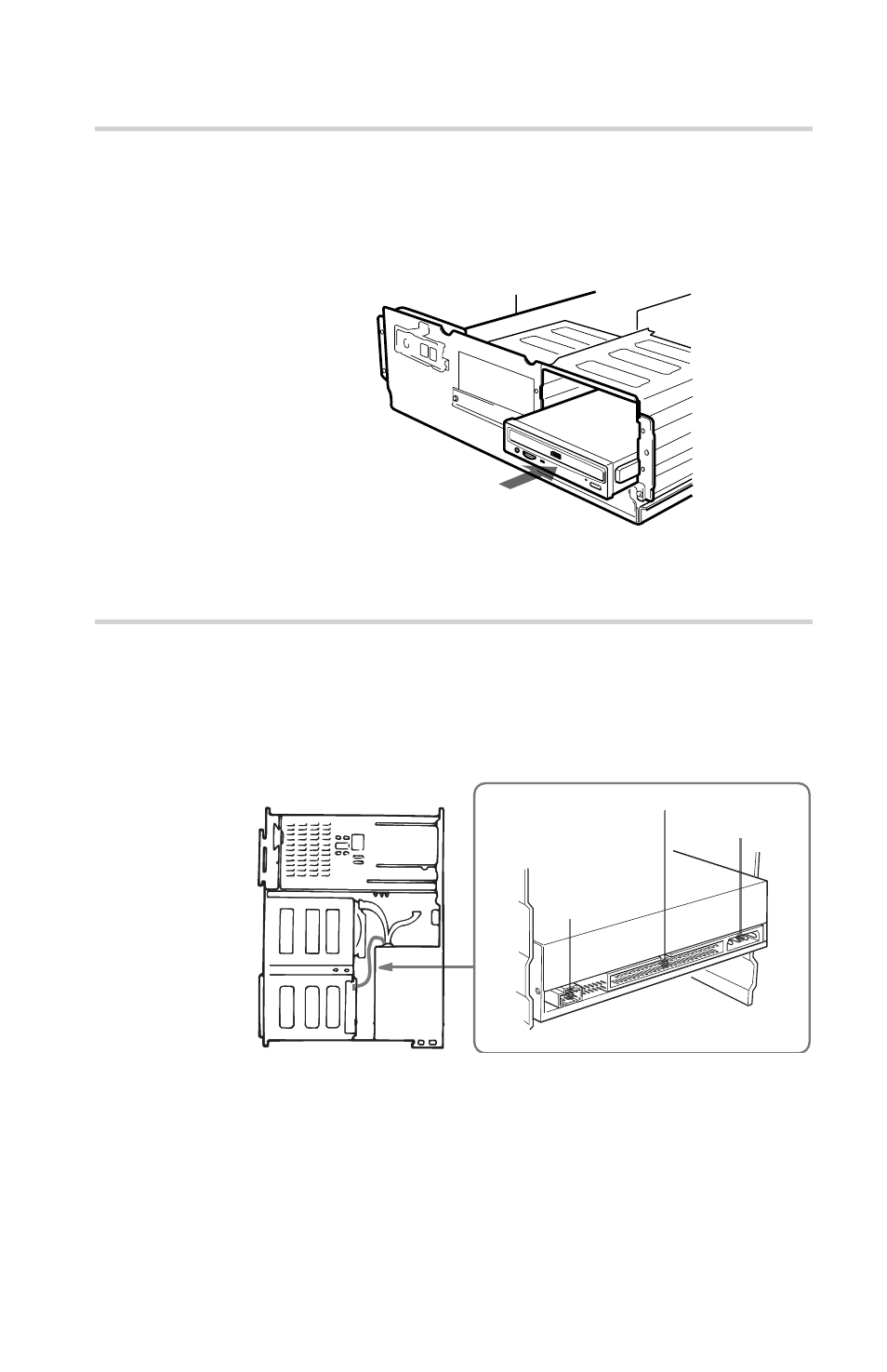 Mounting the drive, Connecting the drive | Sony CDU625 User Manual | Page 15 / 28