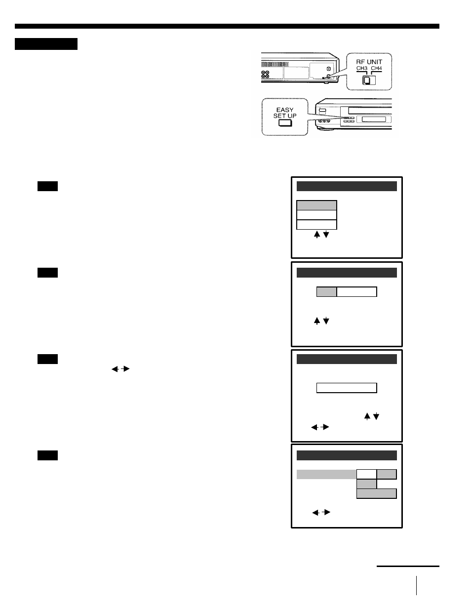 Hookup 5: vcr setup 1 | Sony CS SLV-998HF MX User Manual | Page 25 / 42