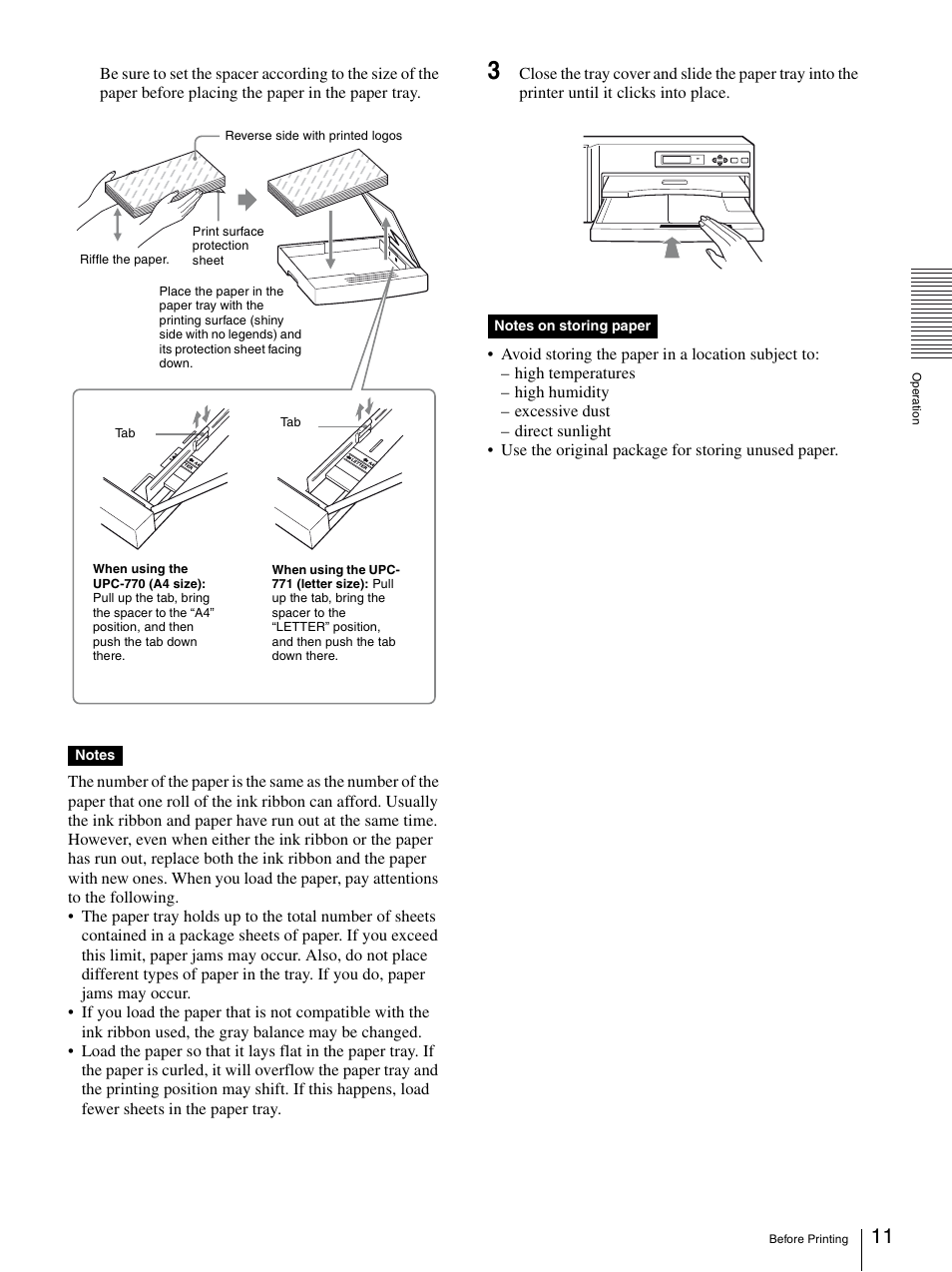 Sony UP-D77MD User Manual | Page 11 / 32