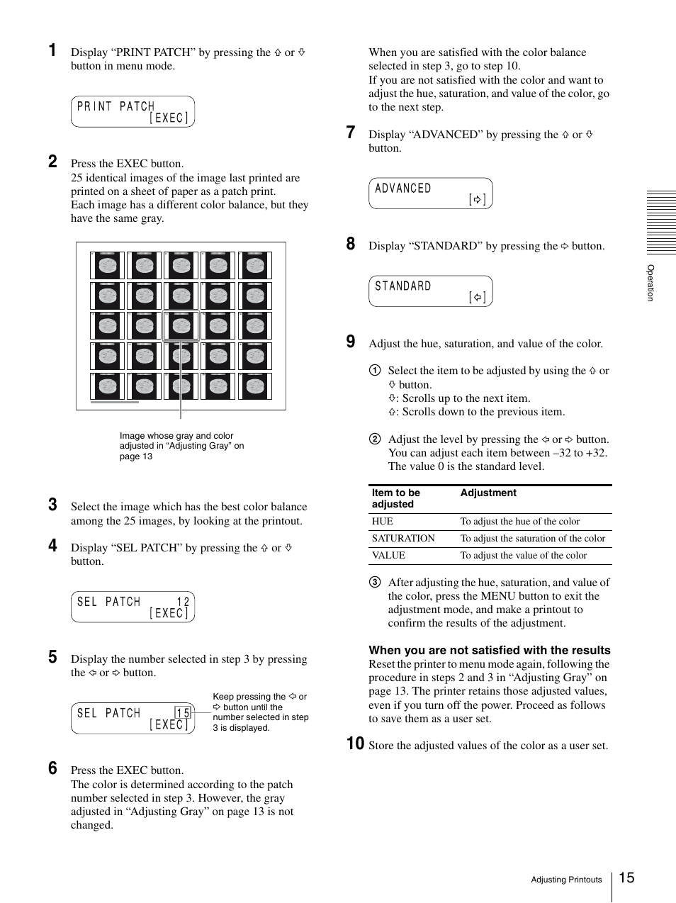 Sony UP-D77MD User Manual | Page 15 / 32