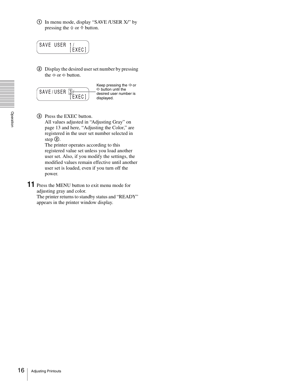 Sony UP-D77MD User Manual | Page 16 / 32