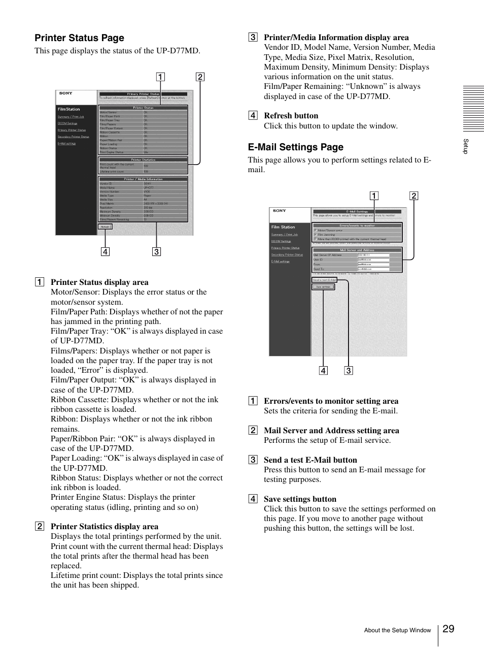 Sony UP-D77MD User Manual | Page 29 / 32