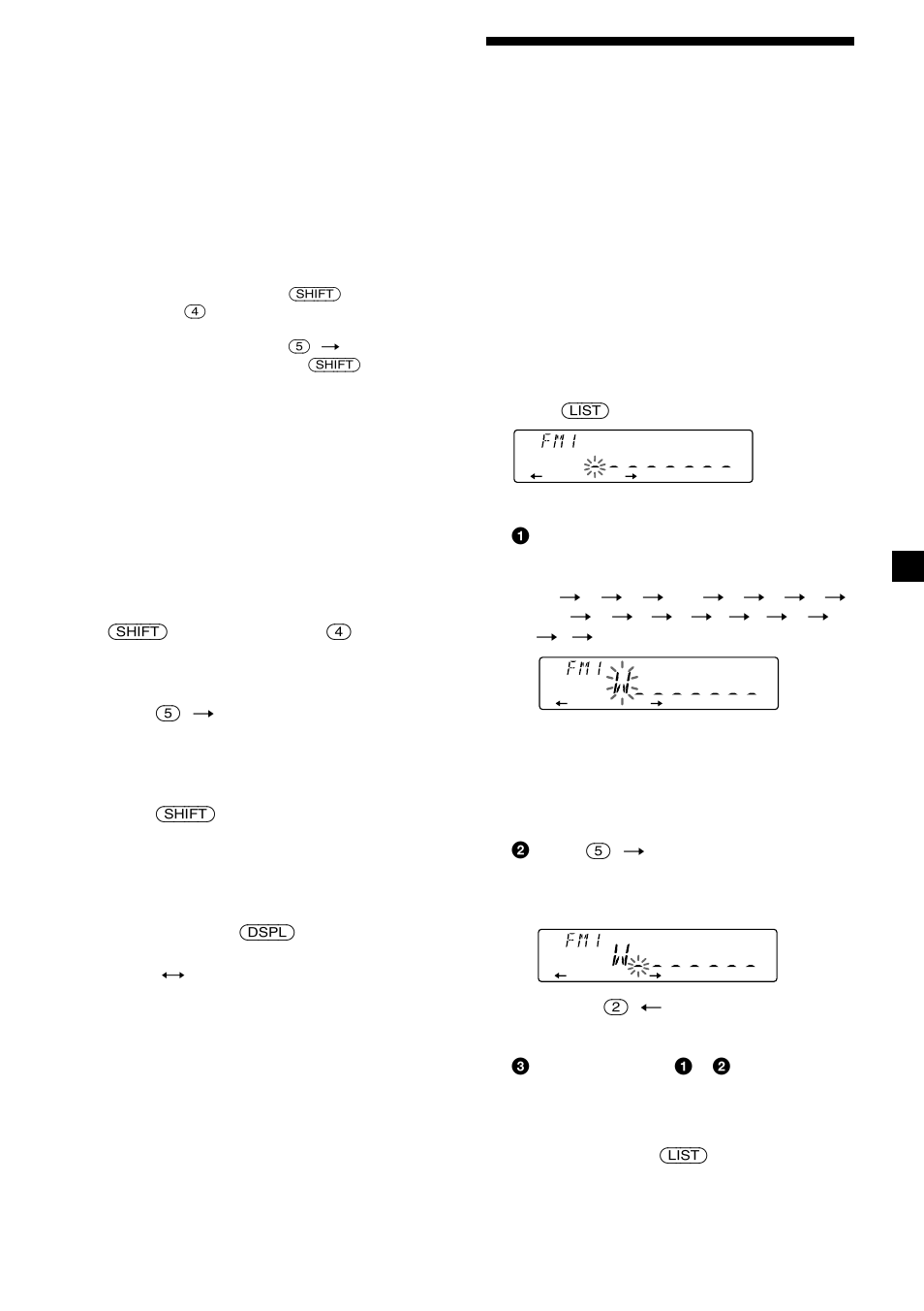 11 almacenamiento de nombres de emisoras | Sony CDX-C7500 User Manual | Page 37 / 54