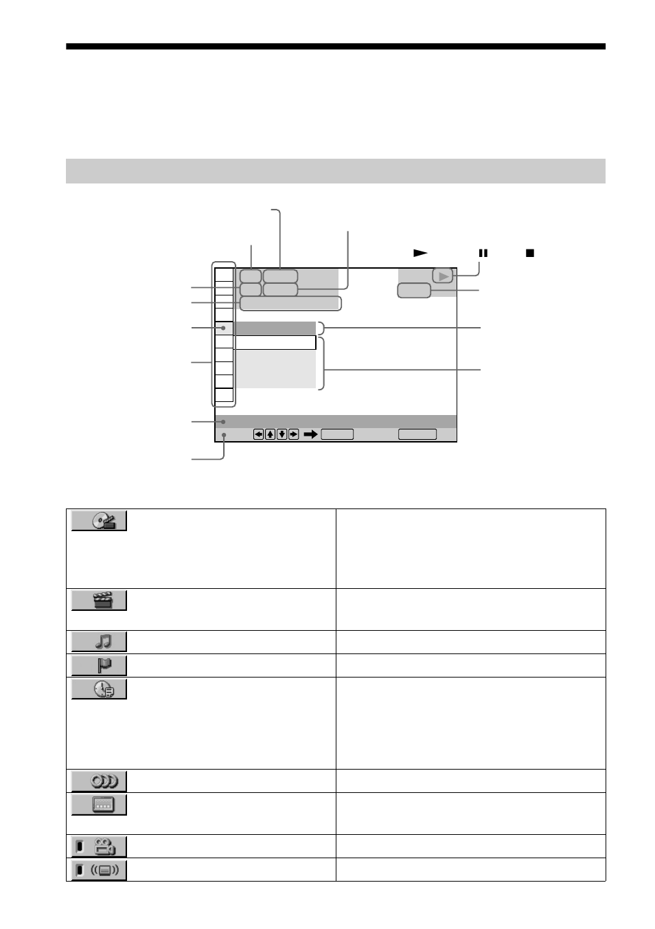 Guide to the control menu display (magic pad), Control menu, Guide to the control menu display | Magic pad) | Sony DVP-NS400D User Manual | Page 12 / 92