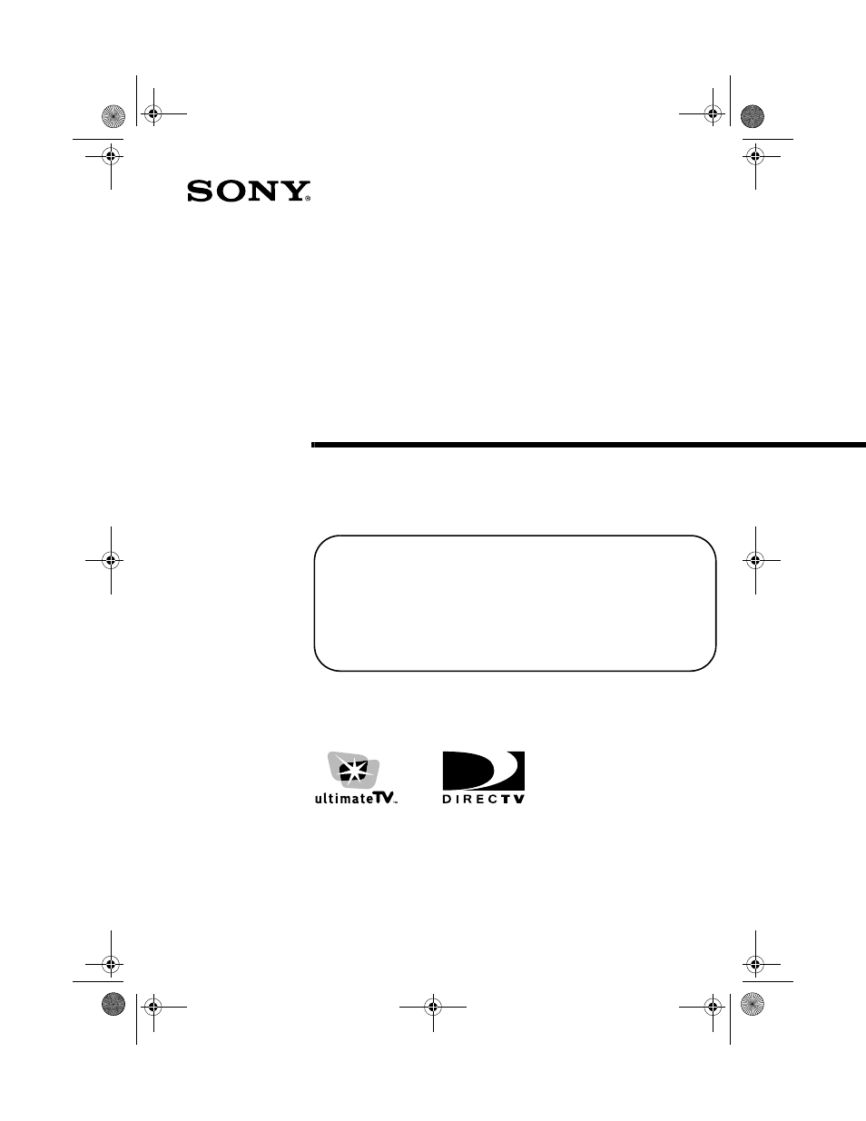 Sony SAT-W60 User Manual | 32 pages