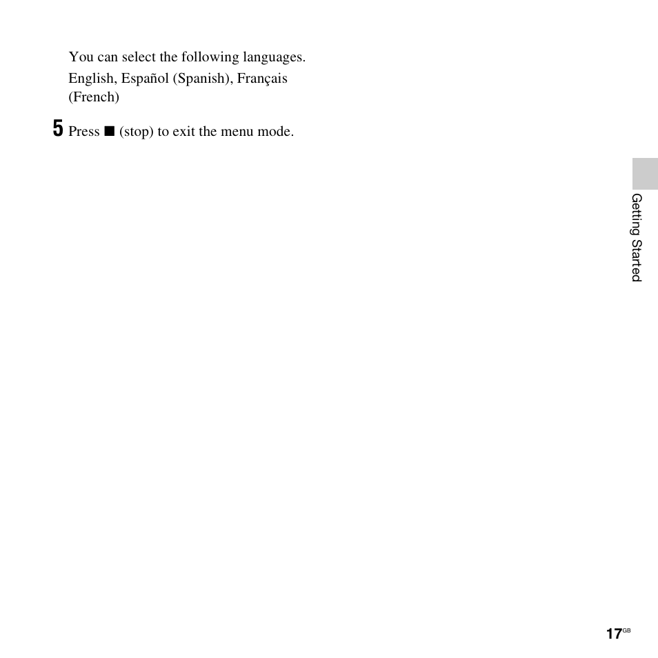Sony PX312F User Manual | Page 17 / 146