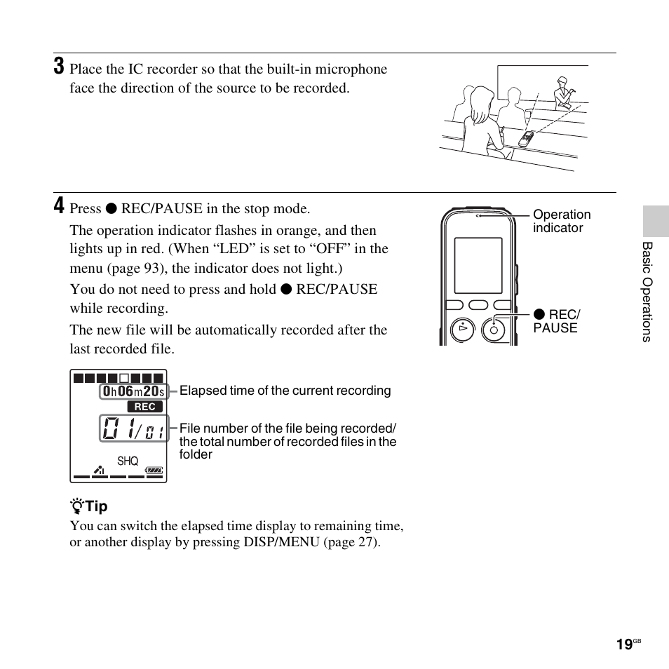 Sony PX312F User Manual | Page 19 / 146