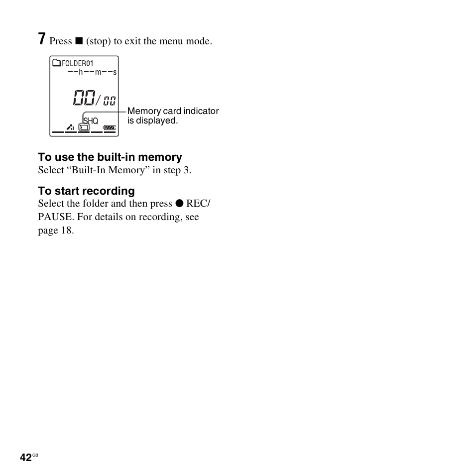 Sony PX312F User Manual | Page 42 / 146