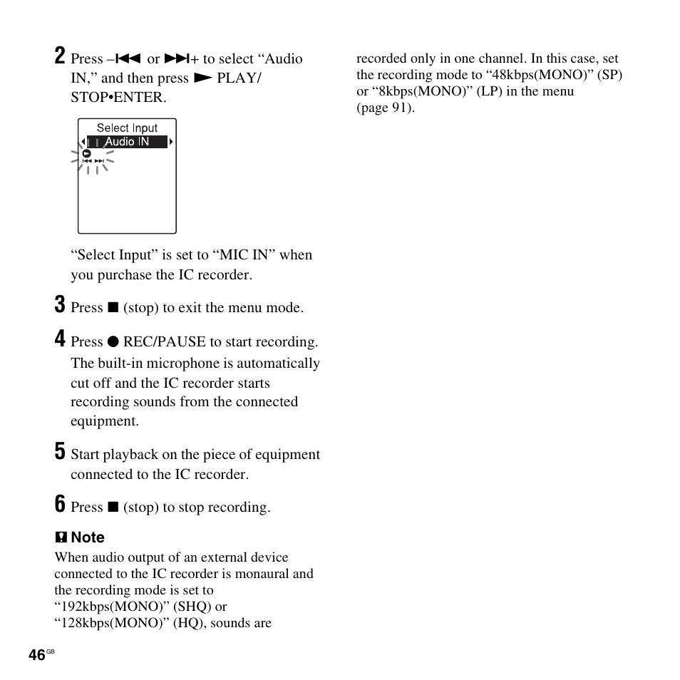 Sony PX312F User Manual | Page 46 / 146